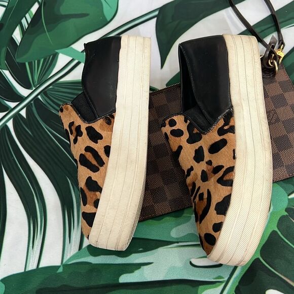 Steve Madden Brown and black cheetah print cowhide - Picture 4 of 8